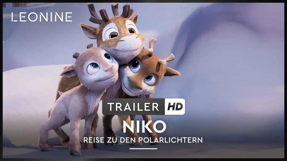 Wideo do filmu Renifer Niko i zaginione sanie Mikołaja — Niko - Reise zu den Polarlichtern -Trailer (deutsch/german; FSK 0)