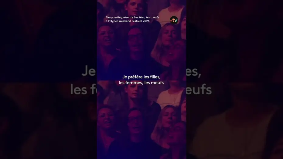 Wideo do filmu Marguerite à l'Hyper Weekend Festival 2026 — « Les filles, les meufs » Marguerite à l'Hyper Weekend Festival