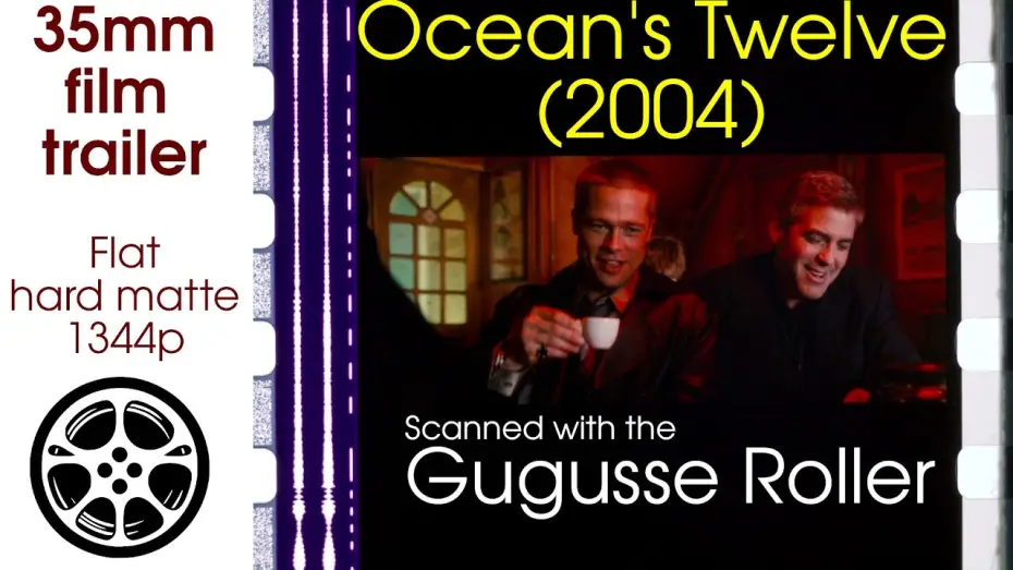 Wideo do filmu Ocean's Twelve: Dogrywka — Ocean's Twelve (2004) 35 mm film trailer 2, flat hard matte, 1344p