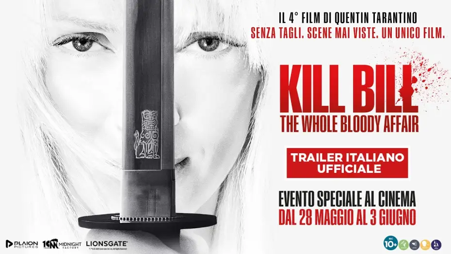 Wideo do filmu Kill Bill: The Whole Bloody Affair — Kill Bill: The Whole Bloody Affair | Trailer Italiano Ufficiale