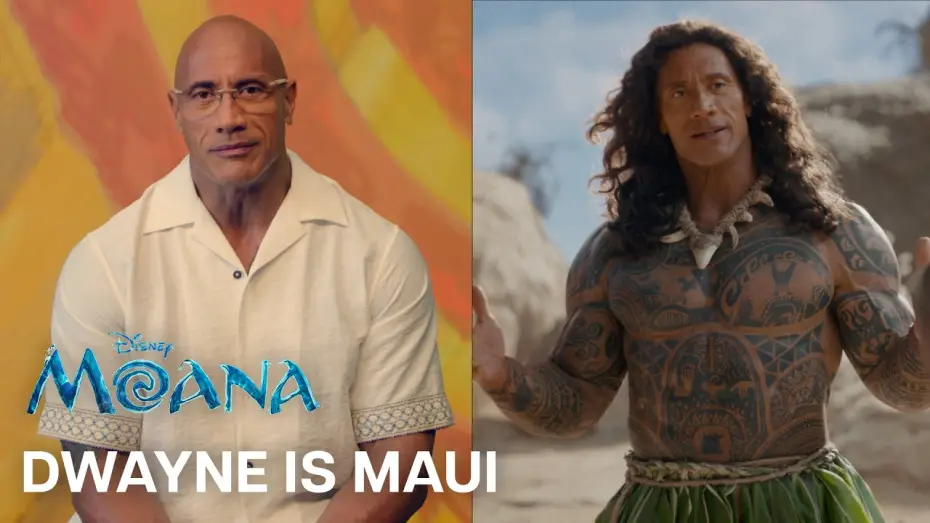 Wideo do filmu Moana — Dwayne is Maui