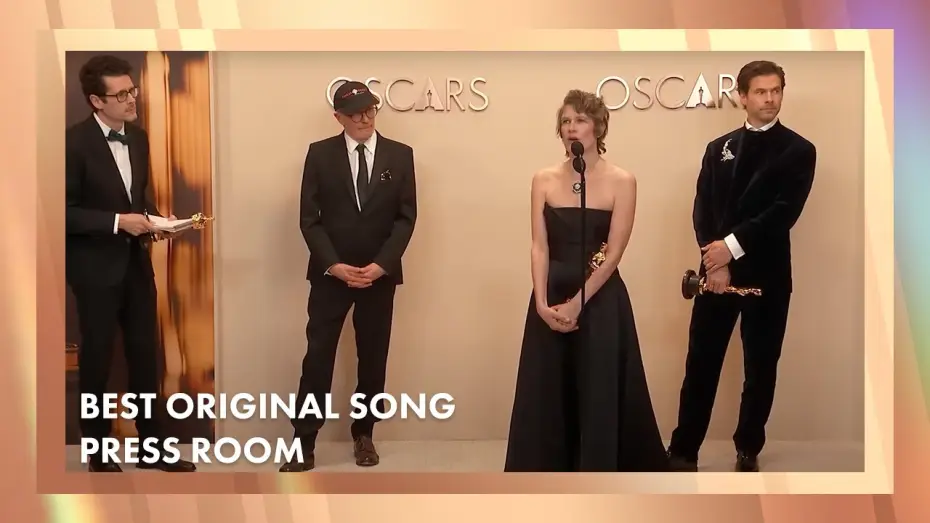 Wideo do filmu Emilia Pérez — 'El Mal' Best Original Song Press Room Speech | 97th Oscars (2025)