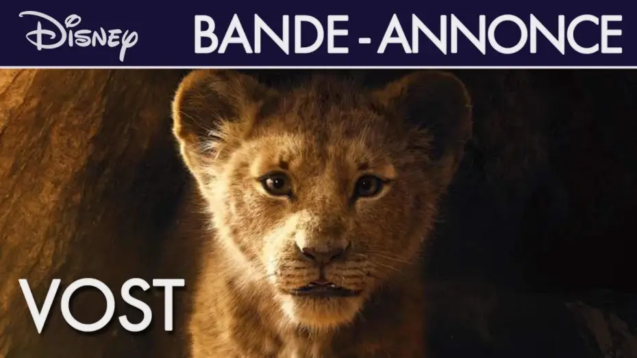 Wideo do filmu Król Lew — Le Roi Lion - Bande Annonce VOST