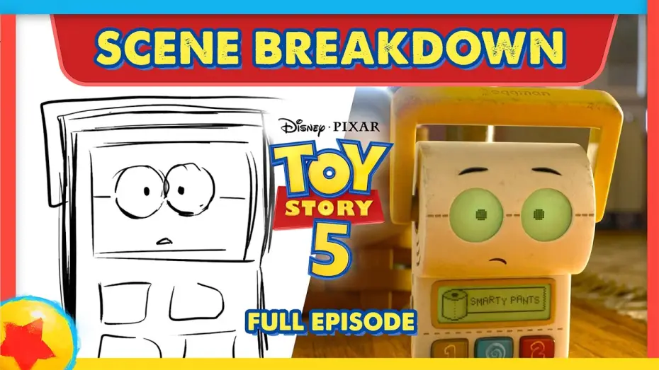 Wideo do filmu Toy Story 5 — "Smarty Pants Needs Batteries!" BTS | Pixar's Set the Scene