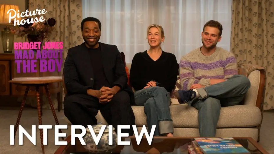 Wideo do filmu Bridget Jones. Szalejąc za facetem — Interview with Renée Zellweger, Chiwetel Ejiofor, Leo Woodall