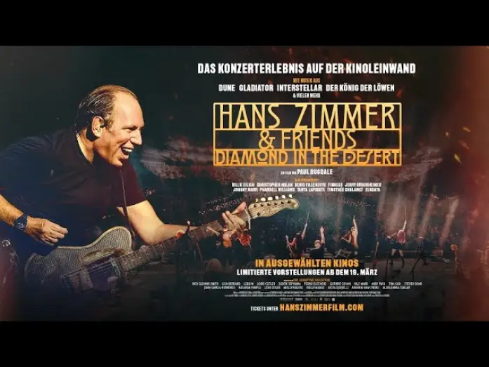 Wideo do filmu Hans Zimmer & Friends: Diamond in the Desert — HANS ZIMMER & FRIENDS: DIAMOND IN THE DESERT I TRAILER