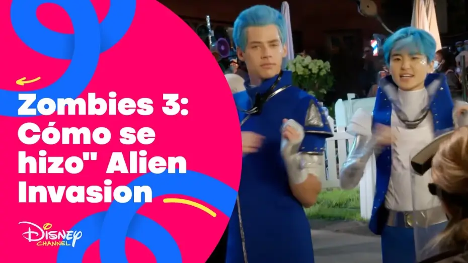 Wideo do filmu Zombi 3 — ZOMBIES 3: "Cómo se hizo" Alien Invasion | Disney Channel Oficial
