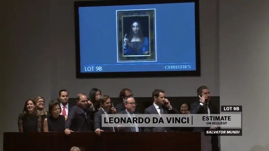 Wideo do filmu Salvator mundi — 2017 World Auction Record