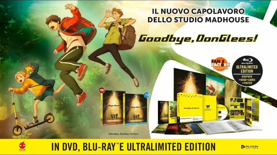 Wideo do filmu グッバイ、ドン・グリーズ！ — Goodbye, DonGless! - Disponibile in home video