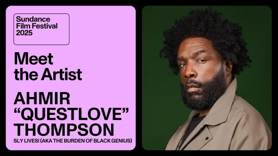 Wideo do filmu Sly wciąż żywy — Meet the Artist 2025: Ahmir “Questlove” Thompson on “SLY LIVES! (aka The Burden of Black Genius)”