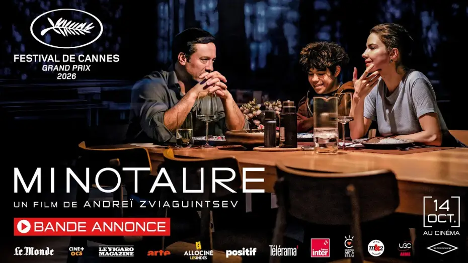 Wideo do filmu Minotaure — Bande-annonce officielle - MINOTAURE d'Andreï Zviaguintsev (au cinéma le 14 octobre 2026)