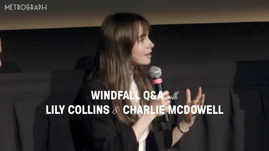 Wideo do filmu Prezent od losu — Windfall Q&A with Lily Collins & Charlie McDowell
