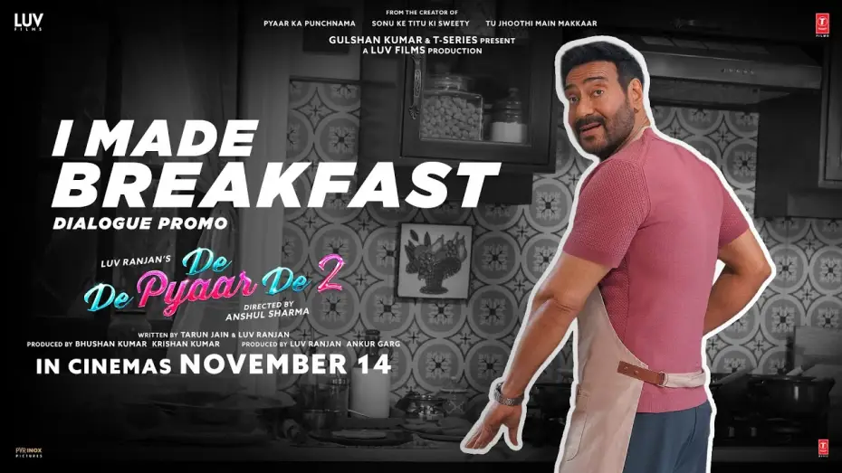 Wideo do filmu दे दे प्यार दे २ — De De Pyaar De 2 (Dialogue Promo) – I Made Breakfast | Ajay D, Rakul S, R. Madhavan | 14th Nov