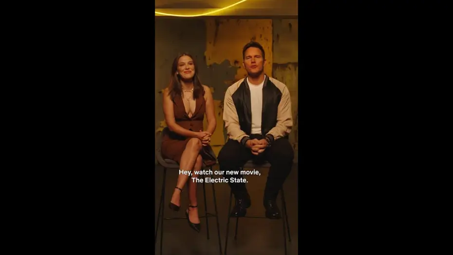 Wideo do filmu The Electric State — Millie Bobby Brown and Chris Pratt React to The Electric State Teaser