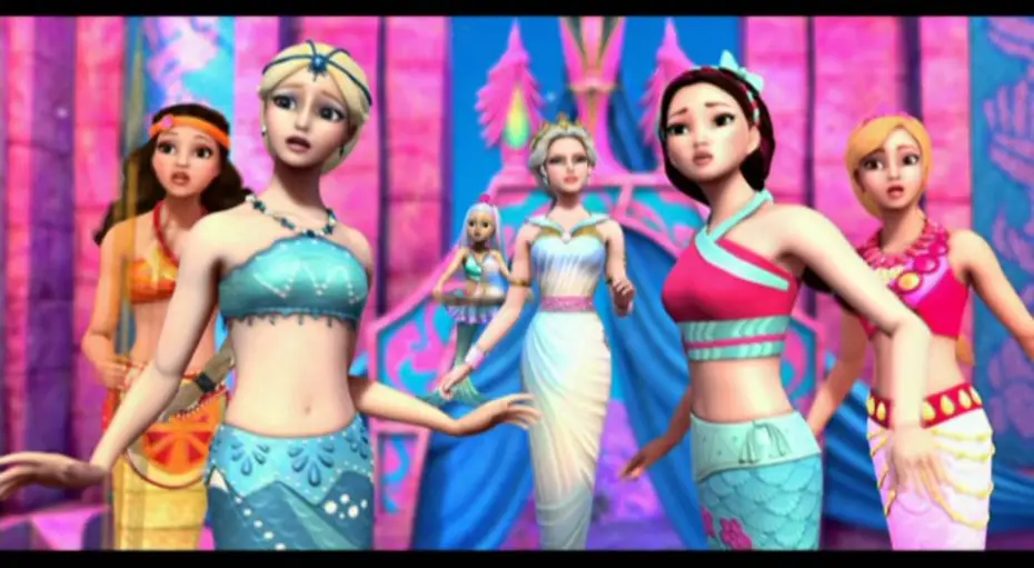 Wideo do filmu Barbie i podwodna tajemnica 2 — Barbie: Una aventura de sirenas 2 - Trailer español