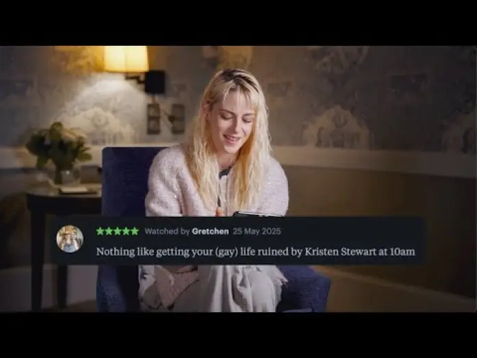 Wideo do filmu Chronologia wody — Kristen Stewart lit vos commentaires Letterboxd sur "THE CHRONOLOGY OF WATER"
