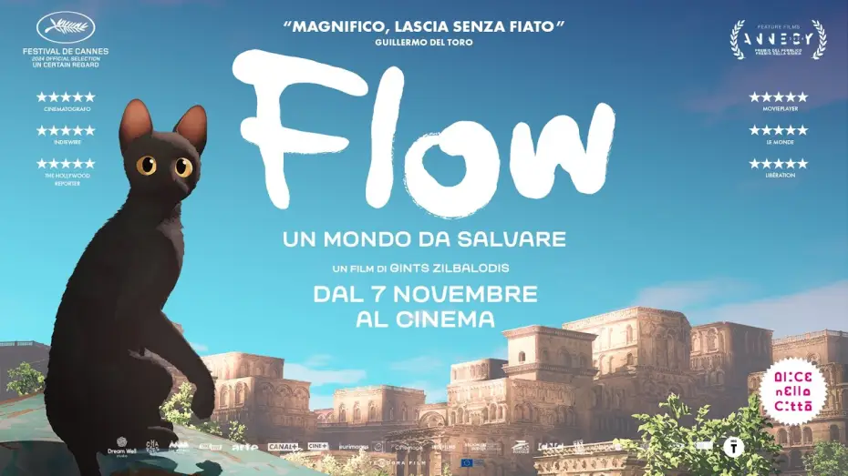 Wideo do filmu Flow — FLOW - Un mondo da salvare (Trailer ufficiale dal 7 Novembre al Cinema)