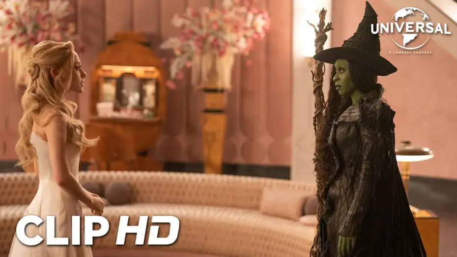 Wideo do filmu Wicked: na dobre — Clip en español - Elphaba y Glinda se encuentran en su habitación