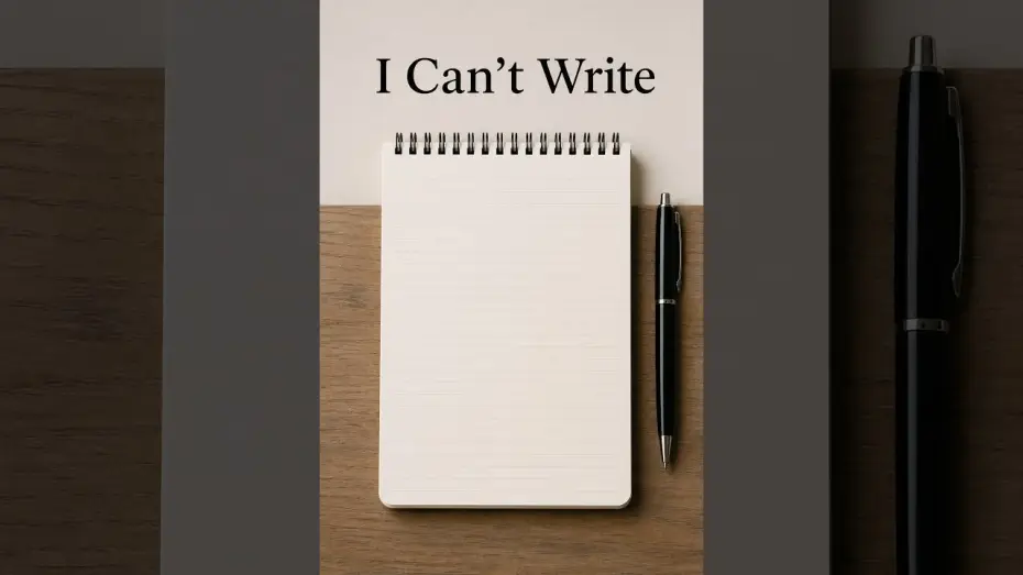 Wideo do filmu I Can't Write — I Can't Write