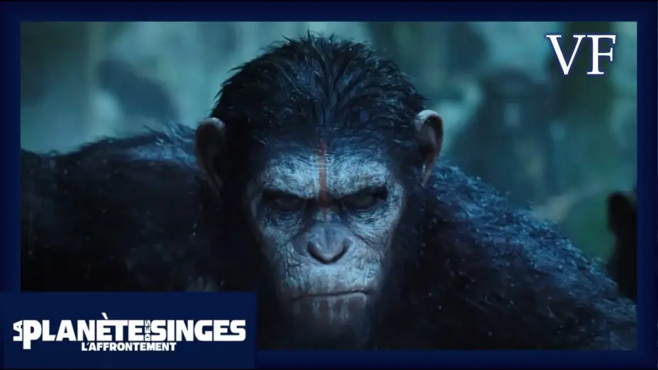 Wideo do filmu Ewolucja Planety Małp — La Planète Des Singes L'Affrontement : Teaser [Officiel] VF HD