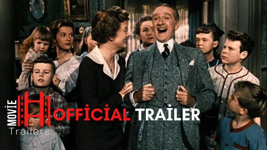 Wideo do filmu Dwunastu do tuza — Cheaper By The Dozen (1950) Trailer | Clifton Webb, Myrna Loy, Jeanne Crain Movie