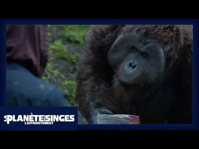 Wideo do filmu Ewolucja Planety Małp — La Planète des Singes : L'Affrontement - Extrait Le Livre [Officiel] VOST HD