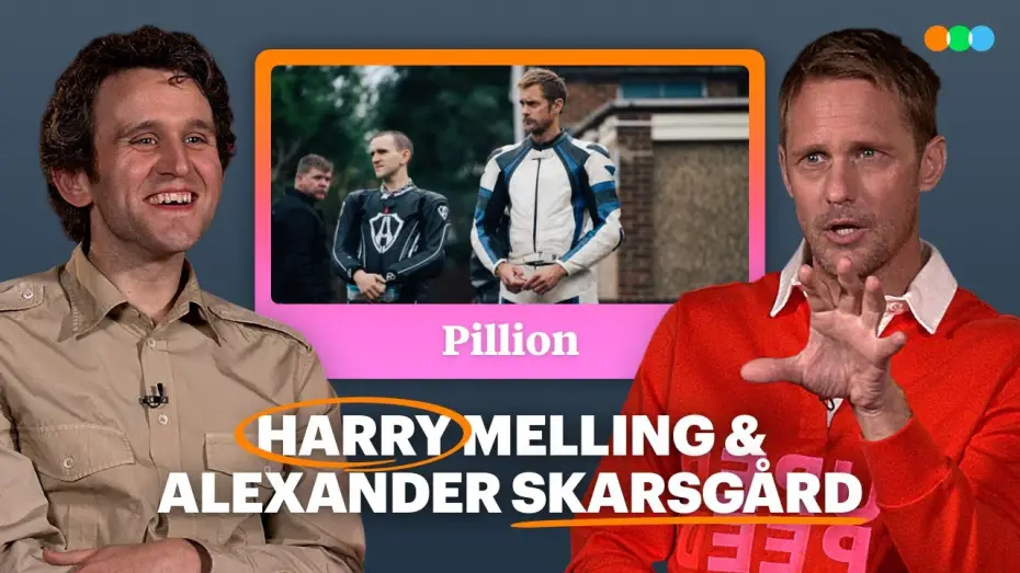 Wideo do filmu Pillion — Harry Melling and Alexander Skarsgård on the Film's Dom-Sub Dynamic and Leather Looks