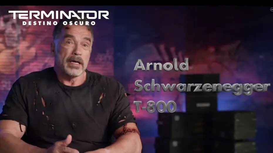 Wideo do filmu Terminator: Mroczne przeznaczenie — Terminator - Destino Oscuro | Intervista ad Arnold Schwarzenegger HD | 20th Century Fox 2019