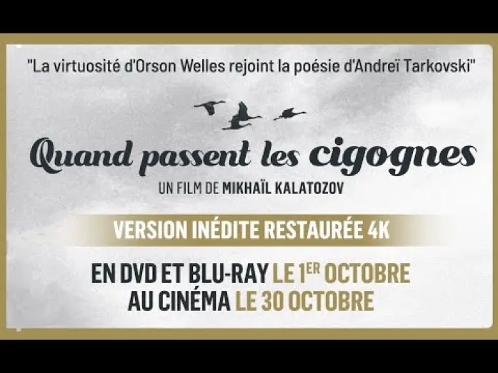 Wideo do filmu Lecą żurawie — Quand passent les cigognes - Bande Annonce [VOST]