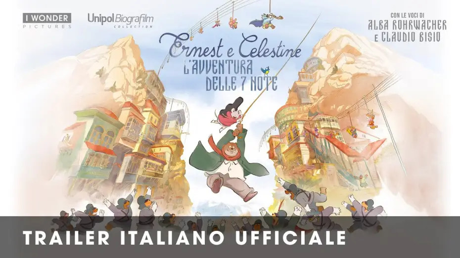 Wideo do filmu Ernest i Celestyna: Misja muzyka — Ernest e Celestine - L'avventura delle 7 note | Trailer Italiano Ufficiale HD