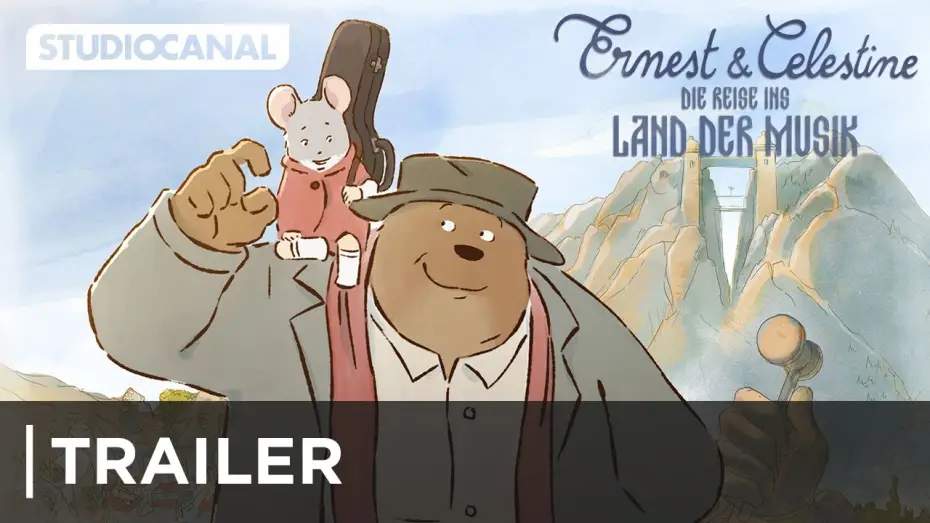Wideo do filmu Ernest i Celestyna: Misja muzyka — Offizieller Trailer