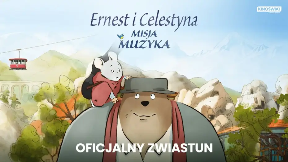 Wideo do filmu Ernest i Celestyna: Misja muzyka — Oficjalny zwiastun