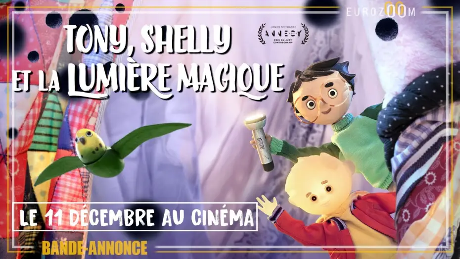 Wideo do filmu Antek, Sławka i magiczne światło — Bande annonce - TONY, SHELLY ET LA LUMIÈRE MAGIQUE -  Au cinéma le 11 décembre 2024