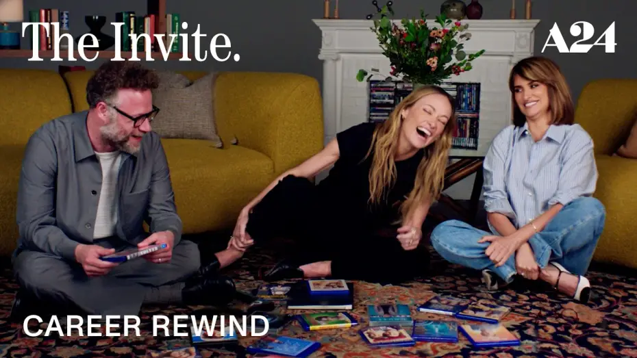 Wideo do filmu The Invite — Career Rewind with Seth Rogen, Olivia Wilde and Penélope Cruz