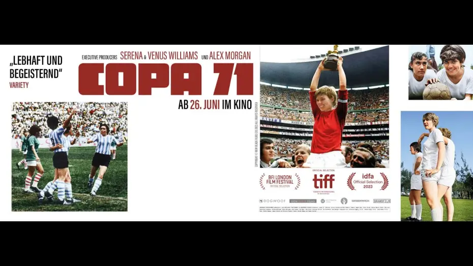 Wideo do filmu Copa 71 — Copa 71 (offizieller OmdU-Trailer) | von den Produzentinnen Serena & Venus Williams und Alex Morgan