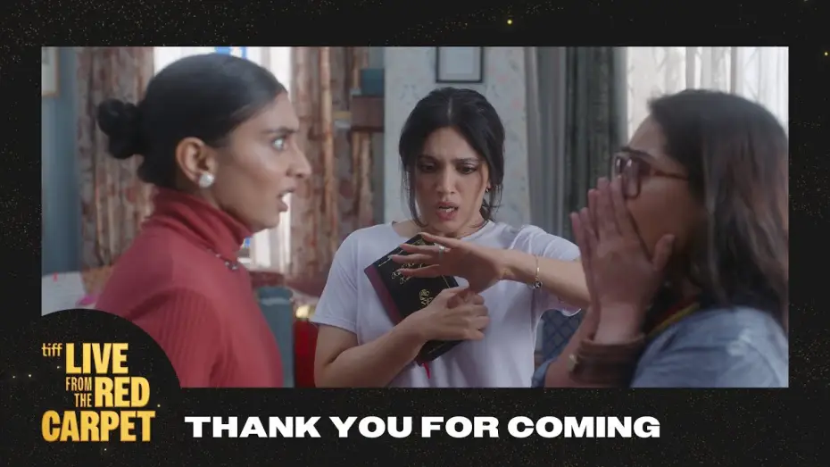 Wideo do filmu Thank You For Coming — THANK YOU FOR COMING | TIFF Live From The Red Carpet | Karan Boolani, Bhumi Pednekar, Shehnaz Gill