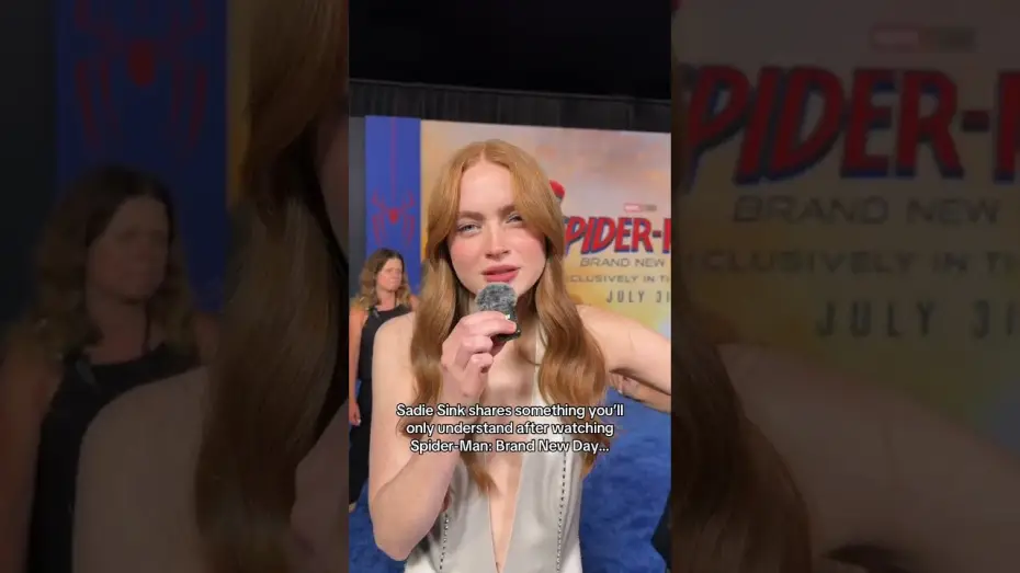 Wideo do filmu Spider-Man: Całkiem nowy dzień — A one word tease from Sadie Sink