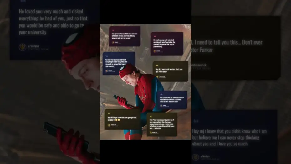 Wideo do filmu Spider Man. Całkiem Nowy Dzień — Keep the letters coming. MJ has to remember