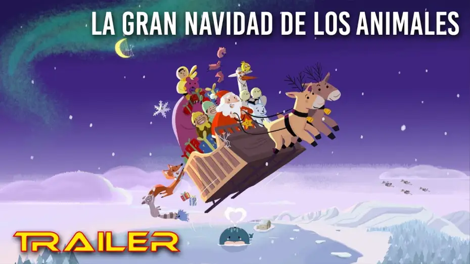 Wideo do filmu Magiczna Gwiazdka zwierzaków — La gran Navidad de los animales - Tráiler español
