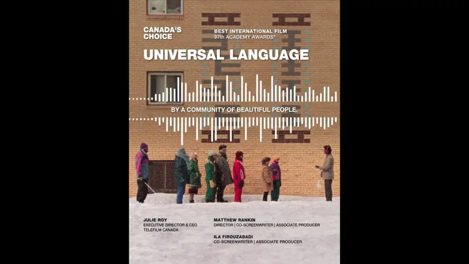 Wideo do filmu Mowa wspólna — Oscars 2025: UNE LANGUE UNIVERSELLE representing Canada