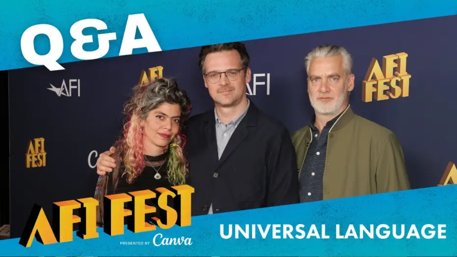 Wideo do filmu Mowa wspólna — UNIVERSAL LANGUAGE (UNE LANGUE UNIVERSELLE) Conversation at AFI FEST presented by Canva