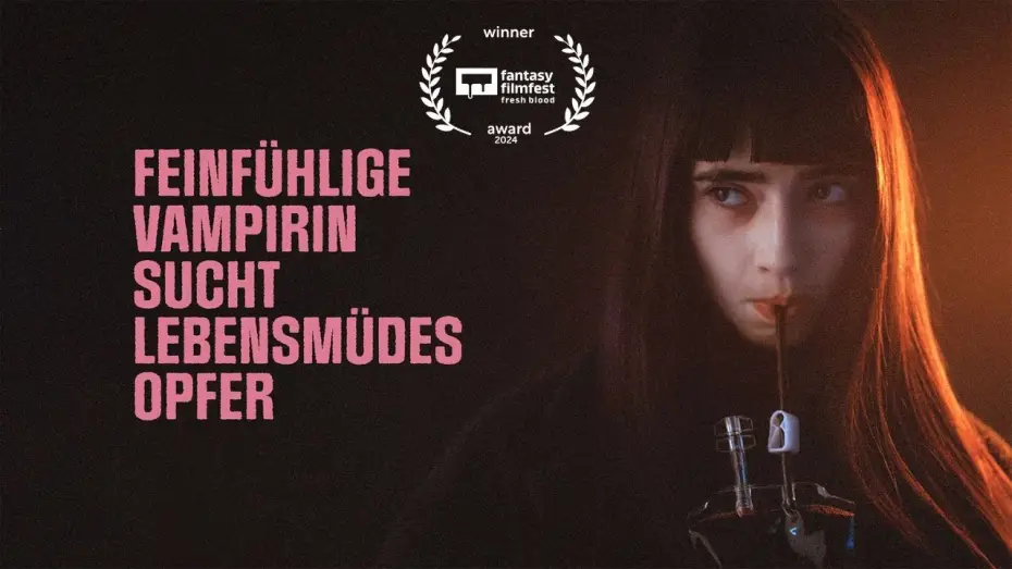 Wideo do filmu Humanitarna wampirzyca poszukuje osób chcących popełnić samobójstwo — Feinfühlige Vampirin sucht lebensmüdes Opfer - Deutscher Trailer