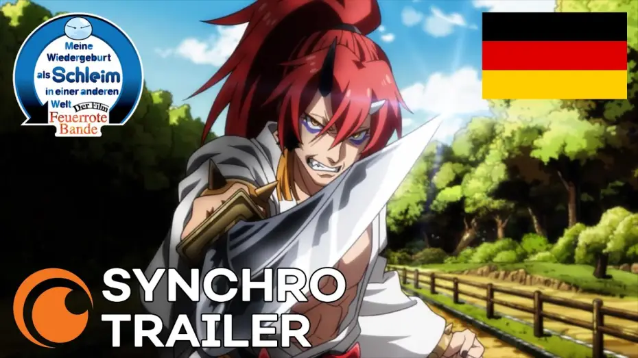Wideo do filmu 劇場版 転生したらスライムだった件 紅蓮の絆編 — Meine Wiedergeburt als Schleim in einer anderen Welt - Der Film: Feuerrote Bande | SYNCHRO TRAILER