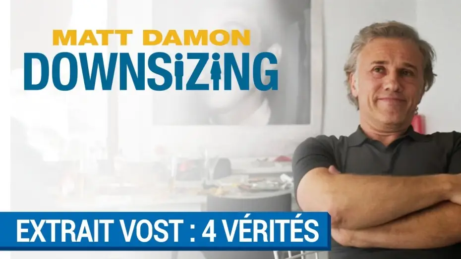 Wideo do filmu Pomniejszenie — DOWNSIZING - Christoph Waltz dit ses 4 vérités à Matt Damon (VOST)  [au cinéma le 10 janvier 2018]