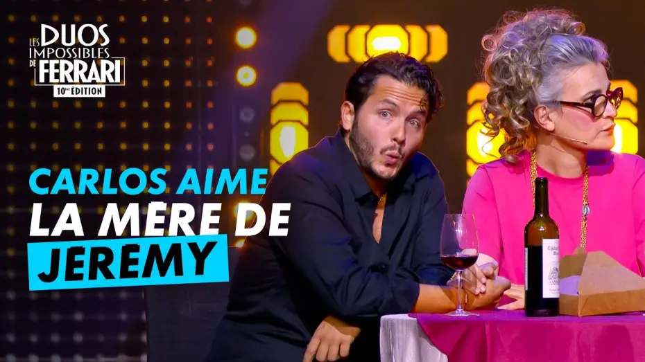 Wideo do filmu Les duos impossibles de Jérémy Ferrari : 10ème édition — Carlos aime la mère de Jérémy l Les Duos Impossibles 10ème édition