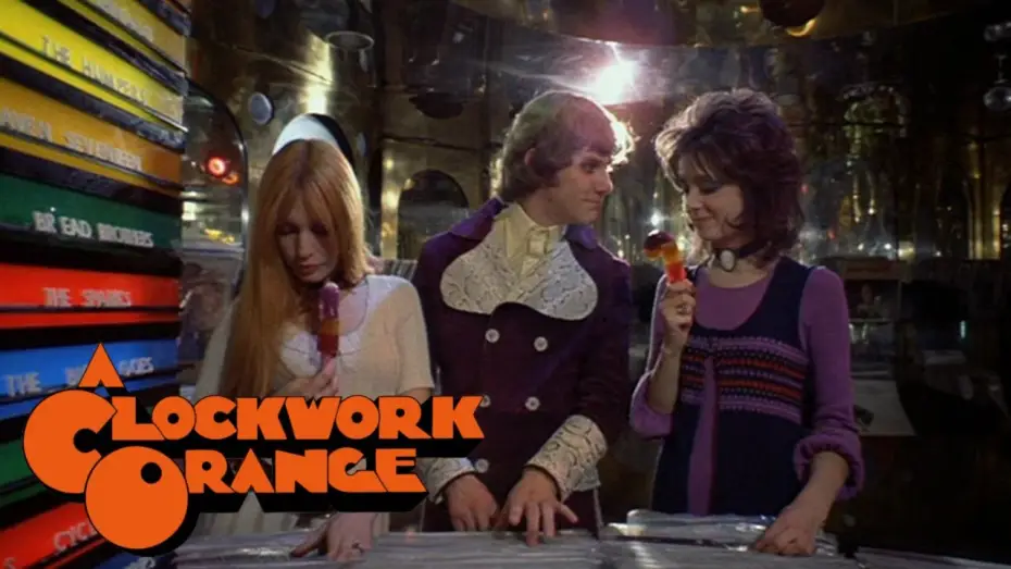 Wideo do filmu Mechaniczna pomarańcza — A Clockwork Orange (1971) - Alex Visits the Record Shop