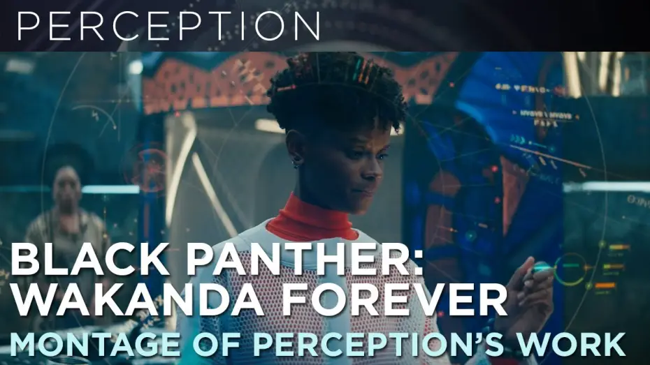 Wideo do filmu Czarna Pantera: Wakanda w moim sercu — Montage of Perception's VFX Work