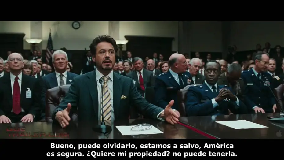 Wideo do filmu Iron Man 2 — Iron Man 2 - Trailer oficial HD 720p en Ingles subtitulado en Español