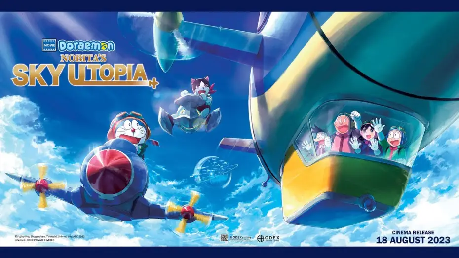 Wideo do filmu 映画ドラえもん のび太と空の理想郷 — Doraemon the movie: Nobita's sky utopia Trailer | Adventure movie | Ster-Kinekor