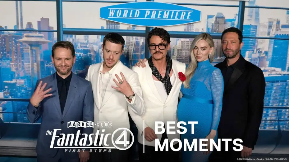 Wideo do filmu Marvel Studios' The Fantastic Four: First Steps - World Premiere — Best Red Carpet Moments